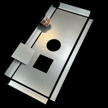 Register/Blanking Plate Kit 6" 1000mm x 400mm "No inspection plate"